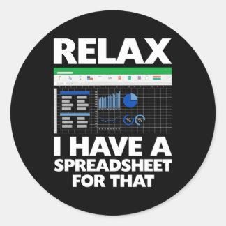 Rechnungsführer für den Finanzanalytiker der CPA Runder Aufkleber