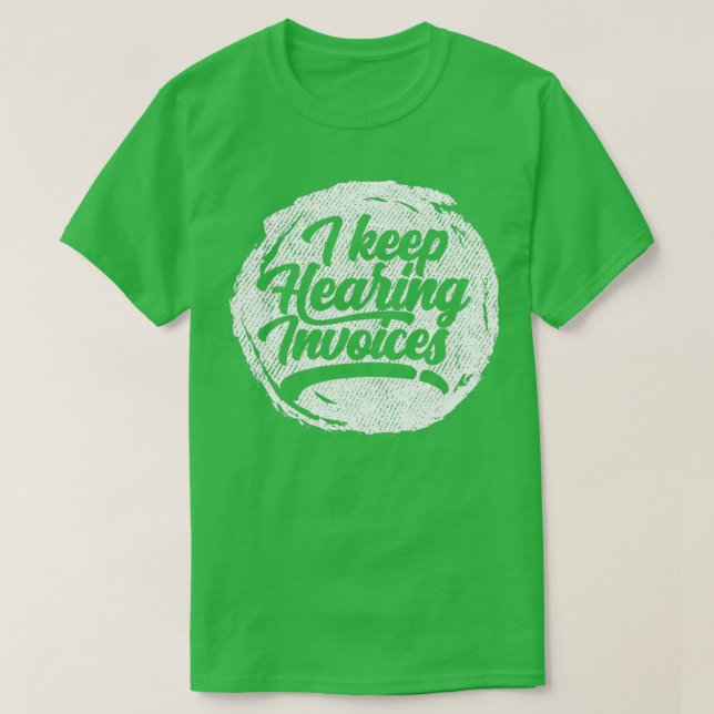 Rechnungsführung T-Shirt (Design vorne)