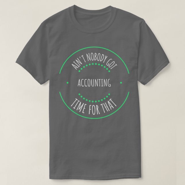 Rechnungslegungsentwurf T-Shirt (Design vorne)