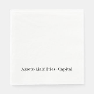 Rechnungslegungsgleichung Serviette