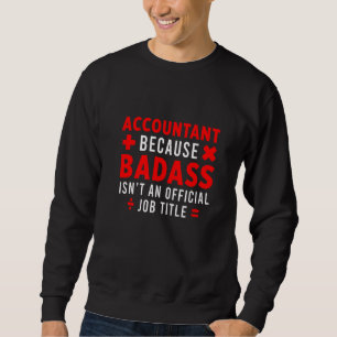 Rechnungslegungskonto des Buchhalters Sweatshirt