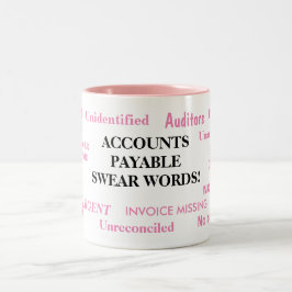 Rechnungspflichtige Swear Words Ladys Pieves Zweifarbige Tasse