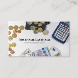 Rechnungsprüfer und Finanzexperten Visitenkarte