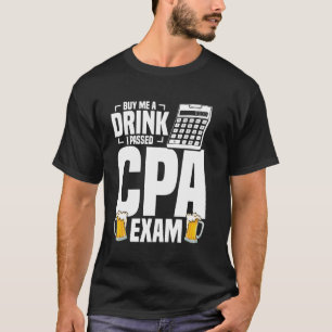 Rechnungswesen CPA-Prüfung CPA-Absolvent Buchhalte T-Shirt
