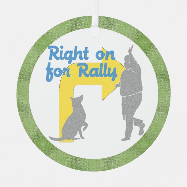 Recht auf Kundgebung Ornament Aus Metall (Vorderseite)