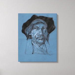 Recht auf van Rijn Leinwanddruck