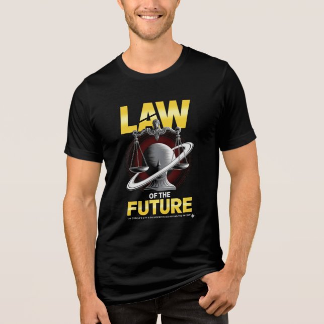 Recht der Zukunft Tri-Blend Shirt (Vorderseite)