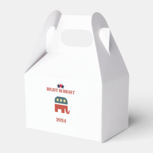 RECHT IST DAS RICHTIGE REPUBLIKANISCHE KONSERVATIV GESCHENKSCHACHTEL