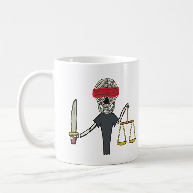 Recht und Justiz Kaffeetasse (Links)
