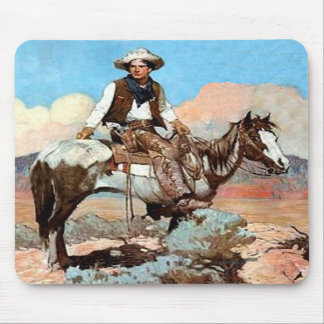 Recht und Ordnung-Cowboy Mousepad