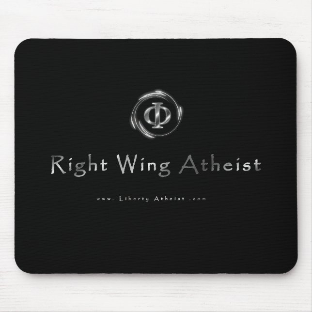 Rechte-Atheist Mousepad (Vorne)