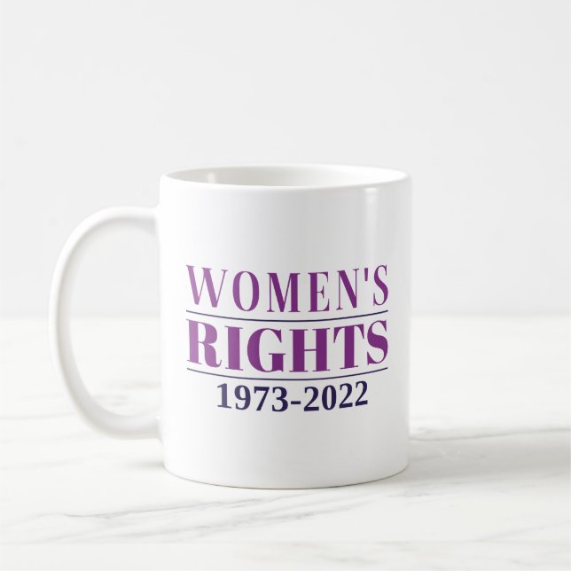 Rechte der Frau 1973 - 2022 Kaffeetasse (Links)
