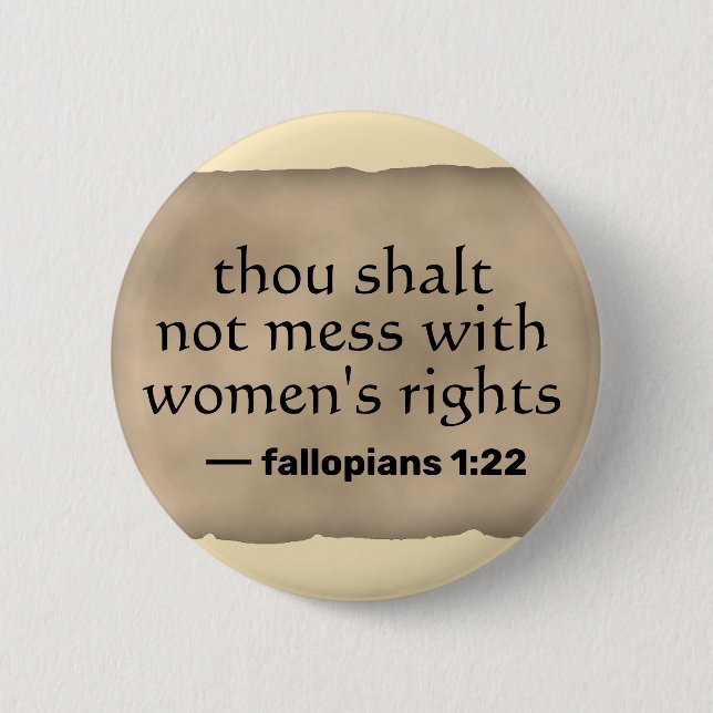 Rechte der Frau Button (Vorderseite)