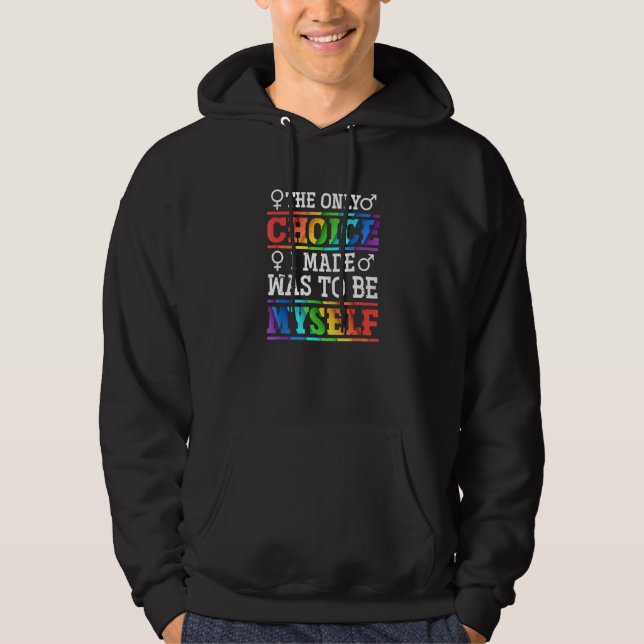 Rechte der LGBT-Aktivisten - Monatsschrift für män Hoodie (Vorderseite)