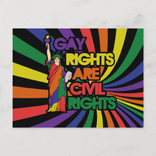 Rechte des Kindes sind zivile Rechte Postkarte