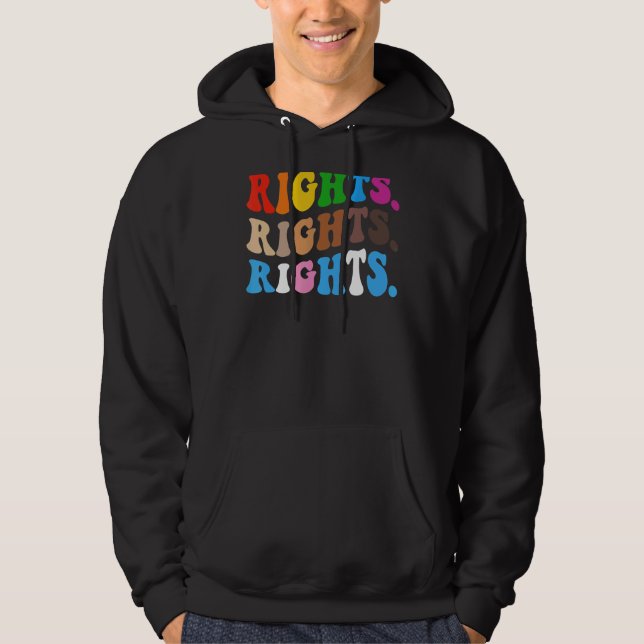 Rechte des Rechts Blm Rechte Lgbtq Gay Lesbian Hoodie (Vorderseite)