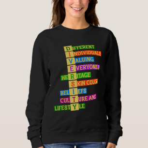 Rechte Diversity Kindness - Gleichstellung der Ges Sweatshirt