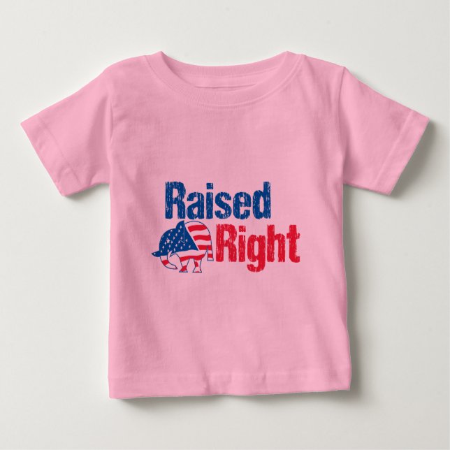 Rechte erhöht - Republikaner Baby T-shirt (Vorderseite)