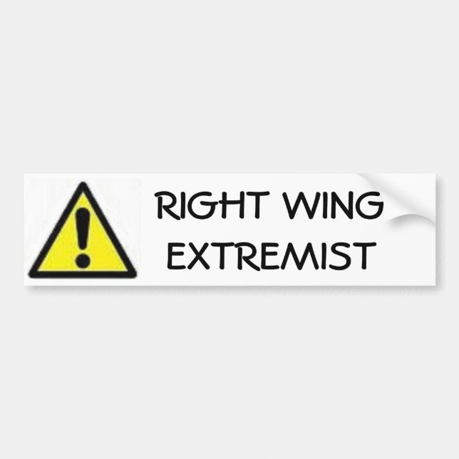 Rechte-Extremist Autoaufkleber (Vorne)