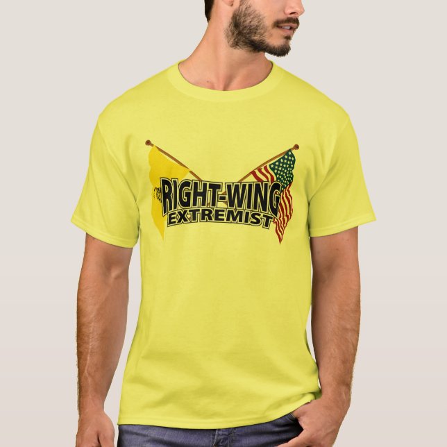 Rechte-Extremist-Flaggen T-Shirt (Vorderseite)