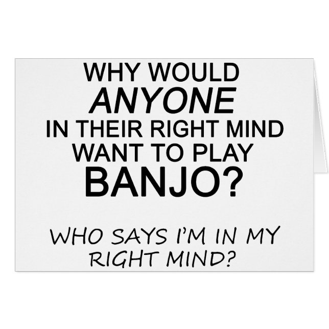 Rechte Mind Banjo (Vorderseite (Horizontal))