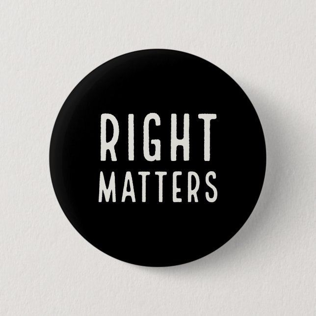 Rechte Probleme Anti Trump Impeach Resist Protest  Button (Vorderseite)