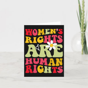 Rechte sind Humen-Rechte Feminist 1973 Karte