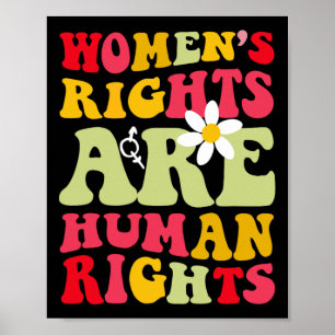 Rechte sind Humen Rights Feminist Poster