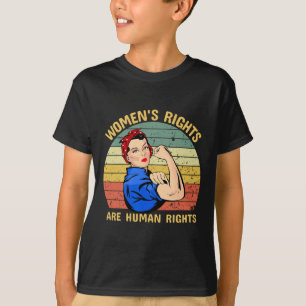 Rechte sind Menschenrechte Feminismus Feministisch T-Shirt