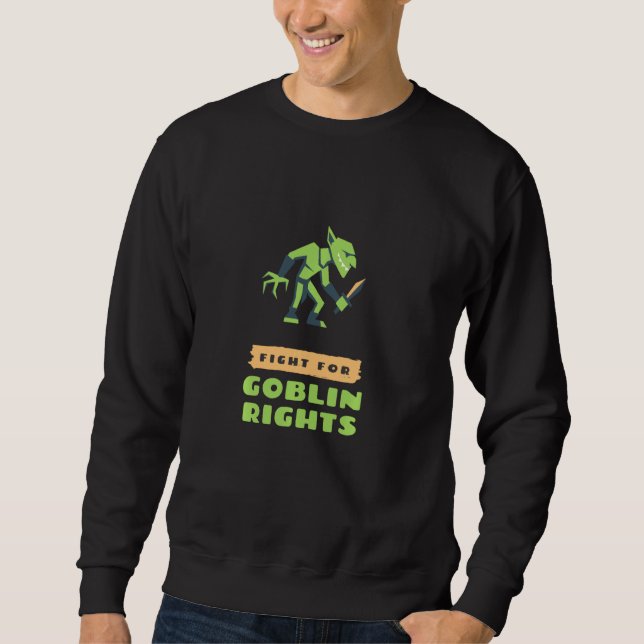 Rechte von Goblin 1 Sweatshirt (Vorderseite)