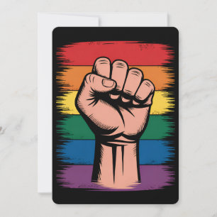 Rechte zur Unterstützung von LGBTQ durch Rainbow P Einladung