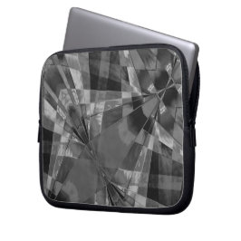 Rechteck, gespannt oder gestreckt, dunkel, grau laptopschutzhülle