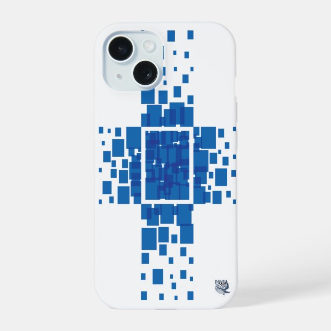 Rechteck iPhone 15 Hülle (Rückseite)