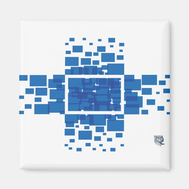 Rechteck Magnet (Vorne)