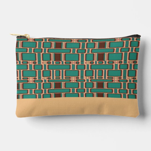 Rechteck-Muster-Gradient 15 Zubehörtasche (Vorderseite)