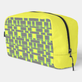 Rechteck Muster Grau 14 Waschbeutel