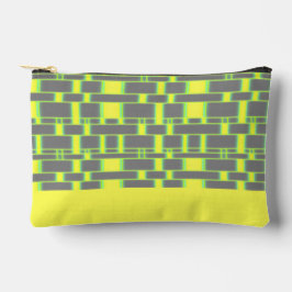 Rechteck Muster Grau 14 Zubehörtasche