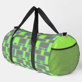 Rechteck Muster Grau 15 Duffle Bag