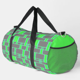 Rechteck Muster Grau 16 Duffle Bag