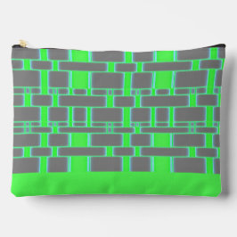 Rechteck Muster Grau 16 Zubehörtasche