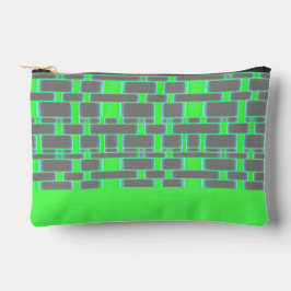 Rechteck Muster Grau 16 Zubehörtasche