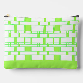 Rechteck Muster weiß 15 Zubehörtasche