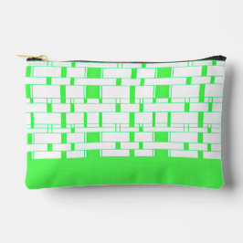 Rechteck Muster weiß 16 Zubehörtasche