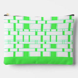 Rechteck Muster weiß 16 Zubehörtasche