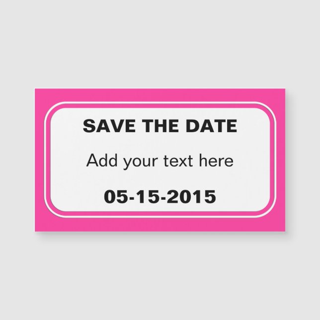 Rechteck Taste weiß + Backg. Ideen Magnetkarte (Vorderseite)