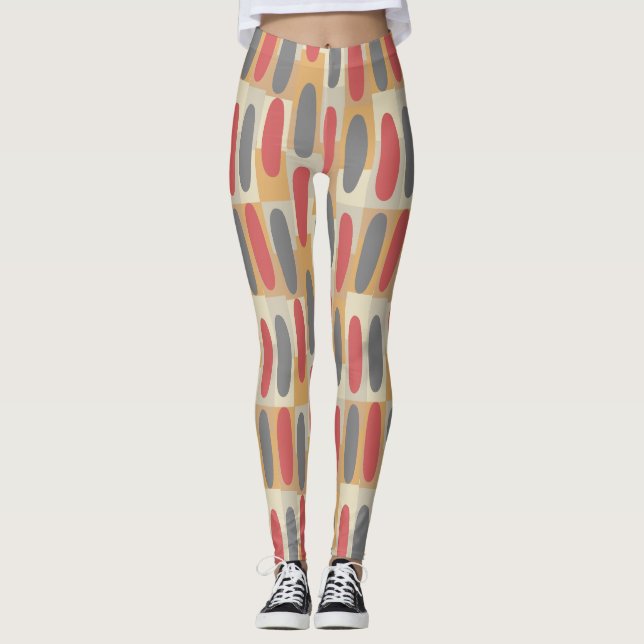 Rechtecke und Ovale Leggings (Vorderseite)