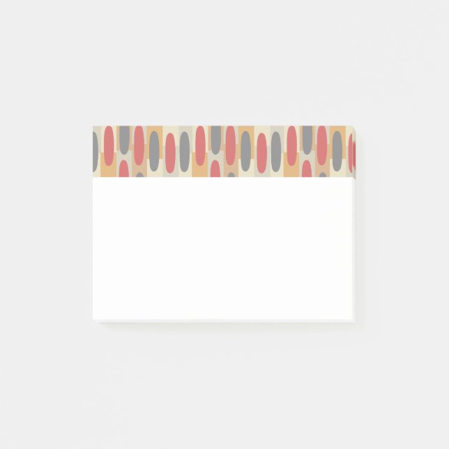 Rechtecke und Ovale Post-it Klebezettel (Vorderseite)