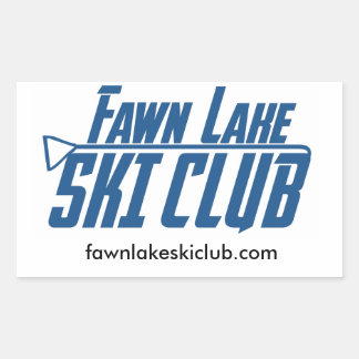 rechteckige Aufkleber