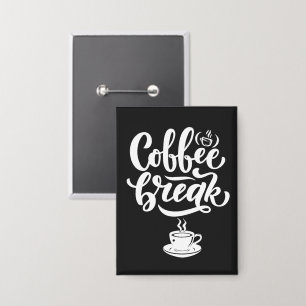 Rechteckige Kaffeepause-Taste - Kaffeeliebhaber Pi Button