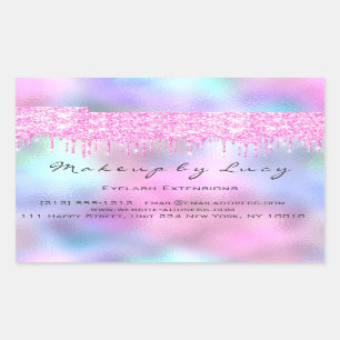  RECHTECKIGER AUFKLEBER